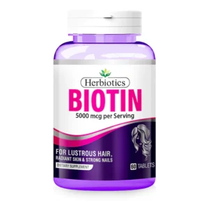Herbiotics Biotin Tablets 5000Mcg 60 Tablets