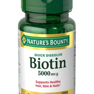 Nature's Bounty, Biotin, 5,000 mcg, 60 Rapid Release Softgels