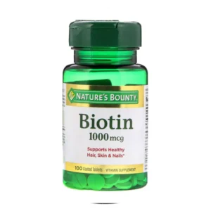 Nature's Bounty, Biotin, 1,000 mcg, 100 Coated Tablets